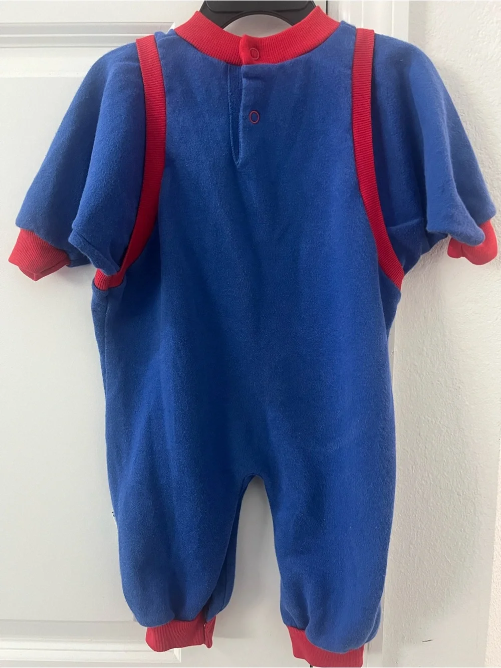 Vintage Healthtex Tiny Tyke Racer Boys Romper (12m)
